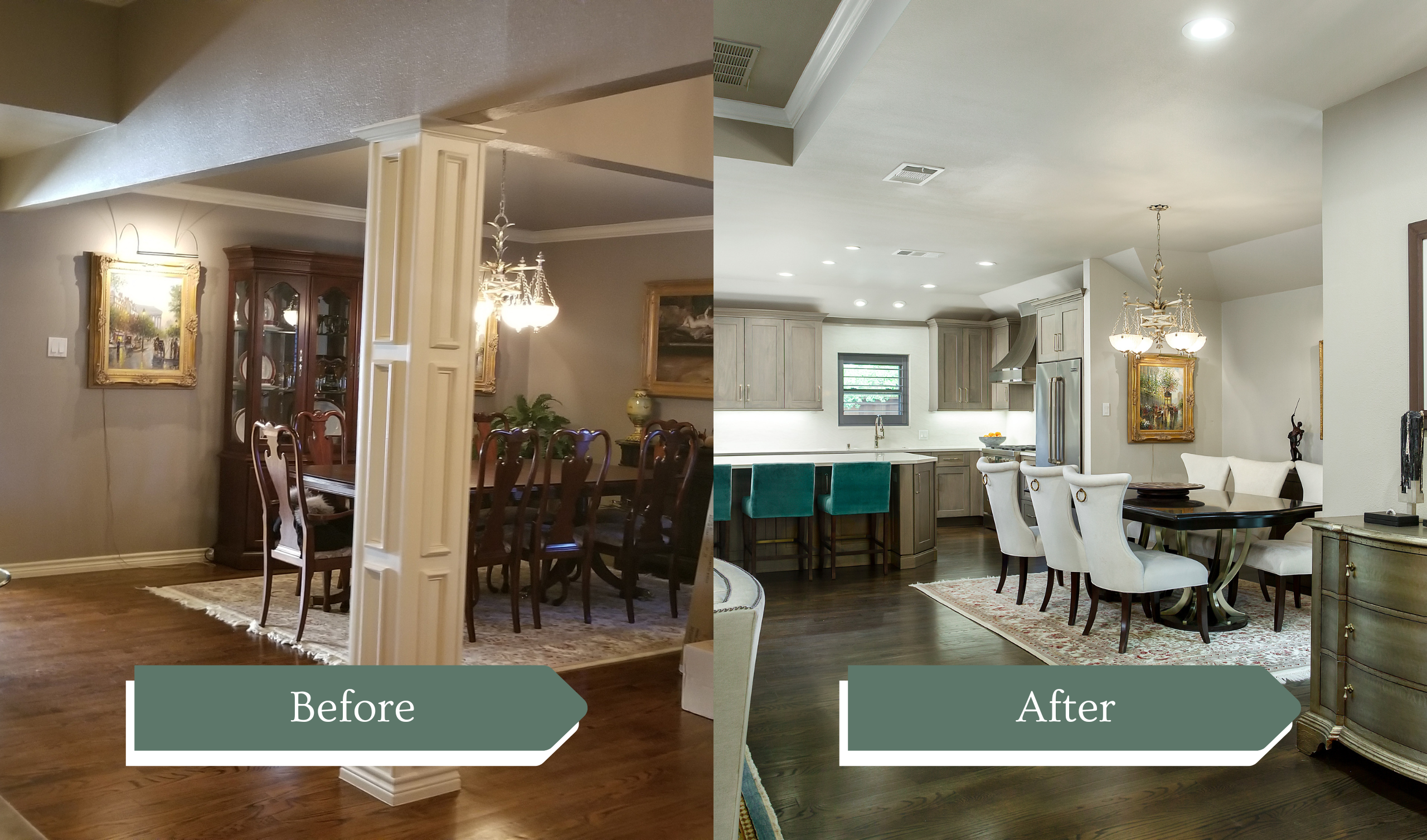 Kitchen layout upgrade for aging-in-place kitchen design